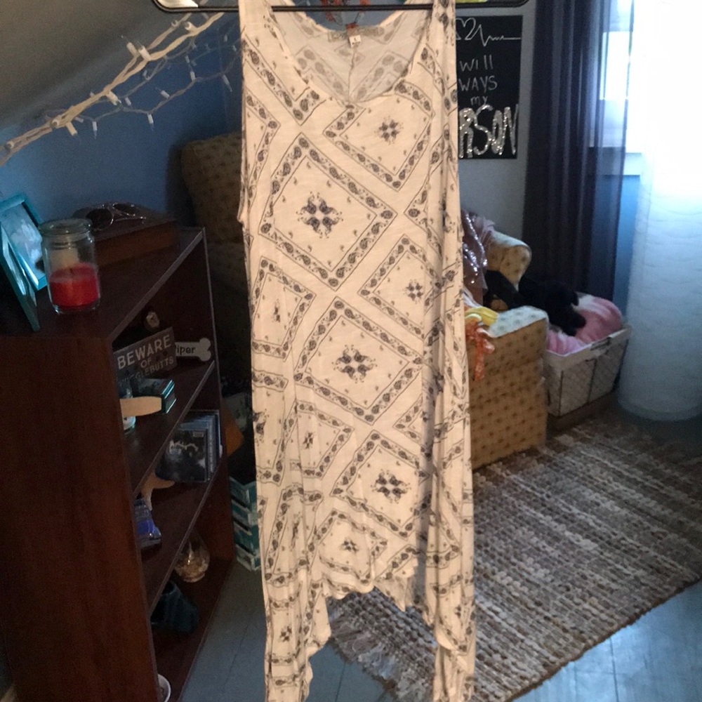 High low side dress